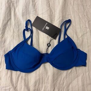 Blackbough Blue Bikini Top